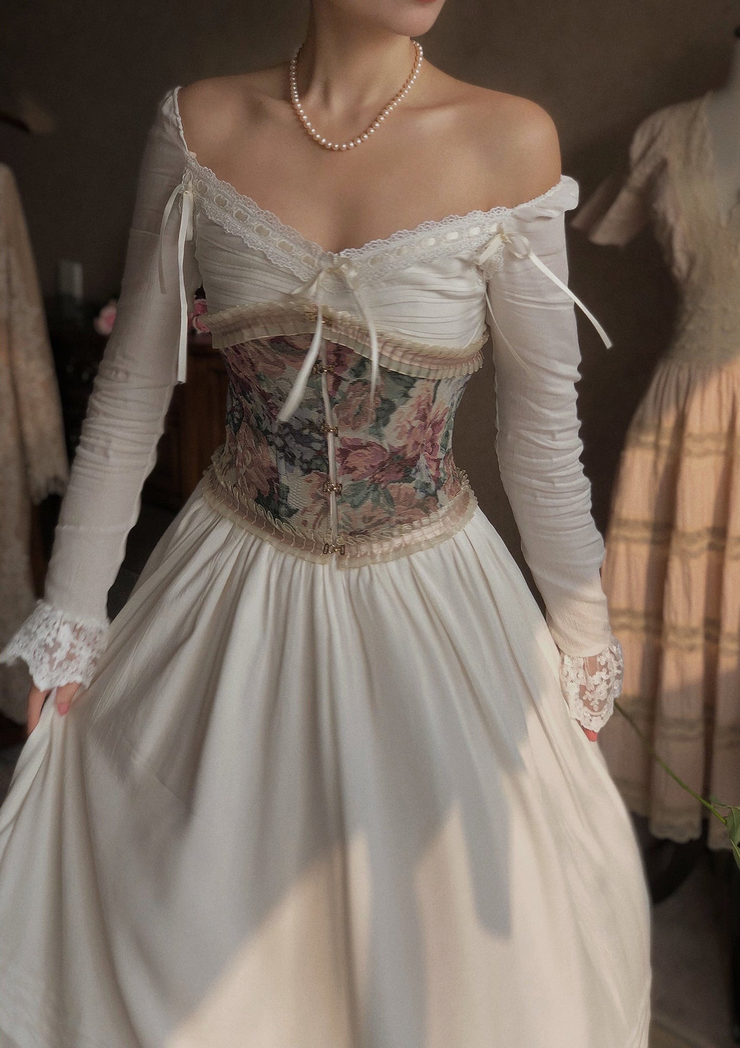 Tapestry underbust corset ☀ dress ...